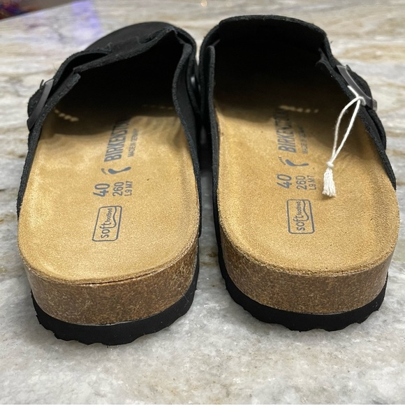 NEW BIRKENSTOCK Boston Suede Soft Footbed Clogs Women’s 9 Men’s 7 - Picture 8 of 10